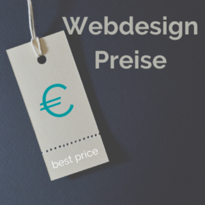 Webdesign Preise